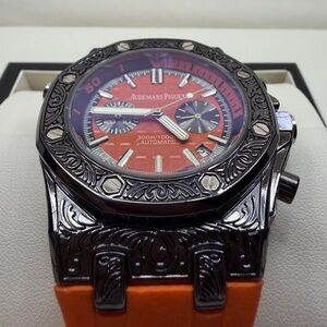 Audemars Piguet Red and Black Watch